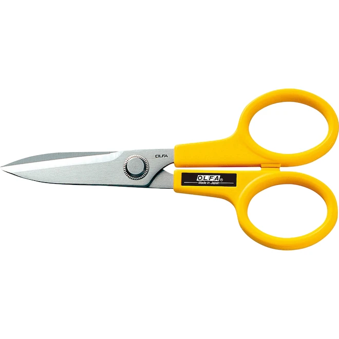 Olfa All Purpose Scissors - 7-in - Stainless Steel - Yellow 1 Olfa All Purpose Scissors - 7-in - Stainless Steel - Yellow