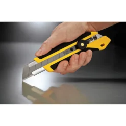 Olfa XH-1 Utility Knife With UltraSharp Black Blade - 25-mm - Rubber And Fibreglass - Black And Yellow -ToolPro Sales Store 0002064c L