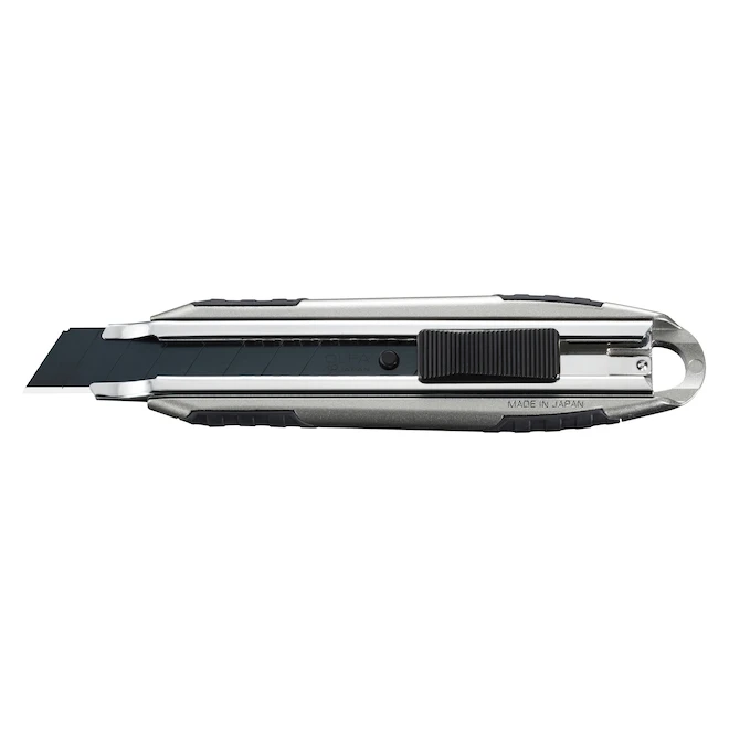Olfa Auto-Lock Utility Knife - 18-mm - Aluminum - Black And Silver 1 Olfa Auto-Lock Utility Knife - 18-mm - Aluminum - Black And Silver