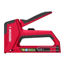 Arrow 5-in-1 Staple Gun - Red