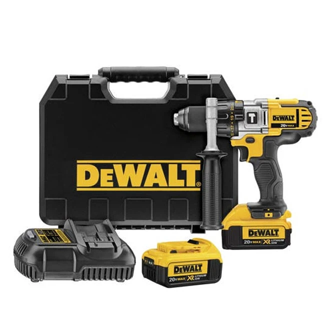 DeWalt 20-Volt Max 1/2-in Cordless Hammer Drill Kit - Lithium Ion Battery - LED Light - Variable Speed 2 DeWalt 20-Volt Max 1/2-in Cordless Hammer Drill Kit - Lithium Ion Battery - LED Light - Variable Speed - Image 2