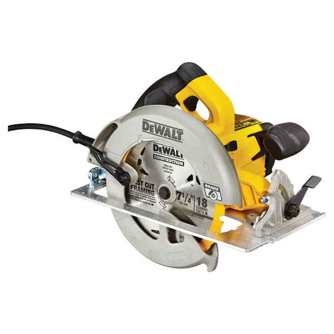 DeWalt 7 1/4-in Corded Circular Saw With Brake - 15-Amp Motor - 2 9/16-in Cutting Depth - Lightweight 3 DeWalt 7 1/4-in Corded Circular Saw With Brake - 15-Amp Motor - 2 9/16-in Cutting Depth - Lightweight - Image 3