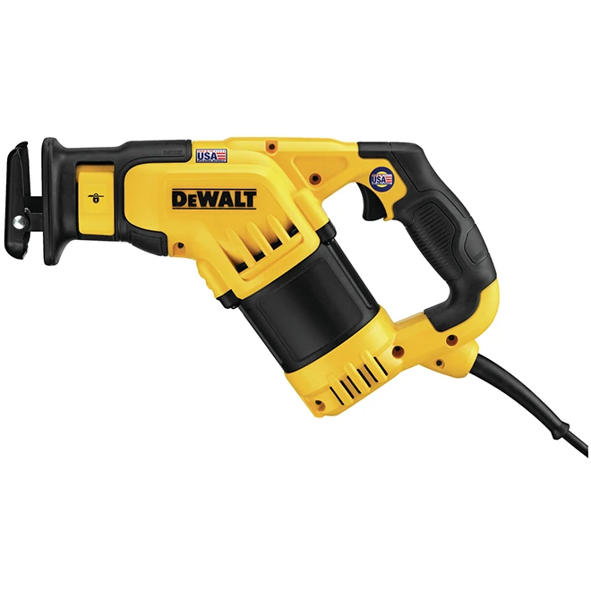 DeWalt Corded Compact Reciprocating Saw - 12-Amp Motor - 3000 SPM - Keyless Clamp - Variable Speed 1 DeWalt Corded Compact Reciprocating Saw - 12-Amp Motor - 3000 SPM - Keyless Clamp - Variable Speed