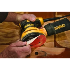 DeWalt 5-in Corded Random Orbit Sander Kit With Bag - 3-Amp Motor - 12000 OPM - Dust Sealed Switch - 8 Holes -ToolPro Sales Store 00276219e L