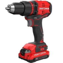 Craftsman 1/2-in Cordless Brushless Drill Kit - 1900 RPM - Includes (2) Li-Ion Batteries V20 20V MAX 1.5 Ah