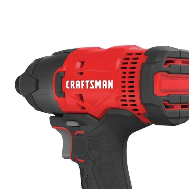 Craftsman 20 V Max 2 Cordless Power Tools Combo Kit With Batteries And Charger - 1500 RPM - 3100 BPM - Quick Change 3 Craftsman 20 V Max 2 Cordless Power Tools Combo Kit With Batteries And Charger - 1500 RPM - 3100 BPM - Quick Change - Image 3