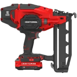 Craftsman V20 20-Volt Max Cordless 2 1/2-in Finish Nailer Kit - 16-Gauge - Li-Ion Battery - Charger -ToolPro Sales Store 00276551d L