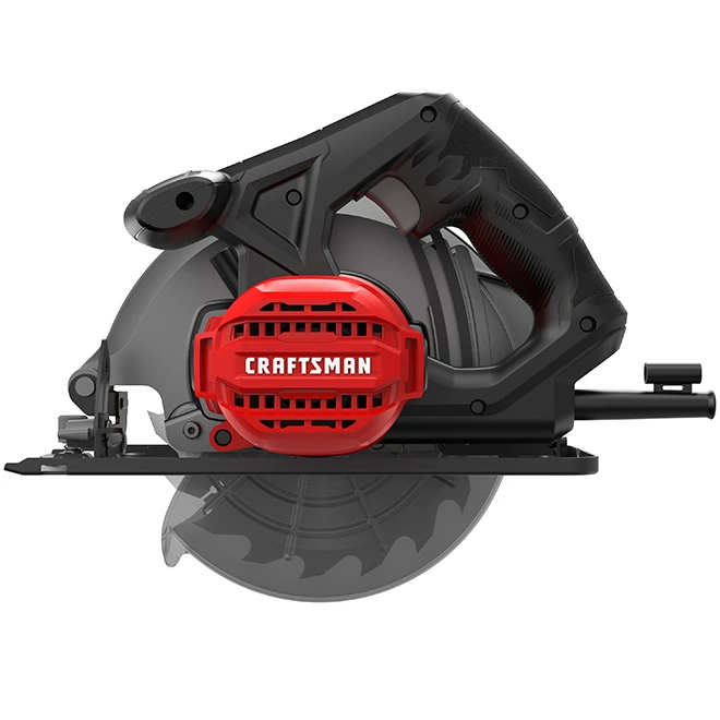 Craftsman Circular Saw - 7 1/4" Blade With 18 Teeth - 13 A - Black/Red 1 Craftsman Circular Saw - 7 1/4" Blade With 18 Teeth - 13 A - Black/Red