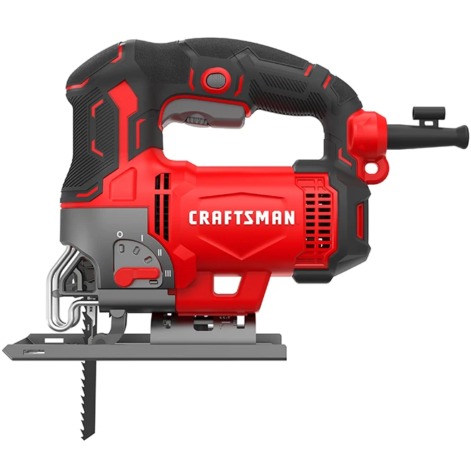 Craftsman Corded Jigsaw - 6-Amp Motor - 3200 SPM - Keyless Clamp - Variable Speed 1 Craftsman Corded Jigsaw - 6-Amp Motor - 3200 SPM - Keyless Clamp - Variable Speed