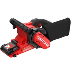 Craftsman Corded Belt Sander - 7-Amp Motor - 3-Position Handle - On-Board Dust Bag - Quick Change