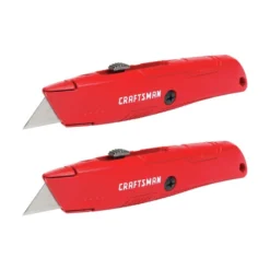 Craftsman 3-Position Utility Knives - 5-in - Red - 2-Pack -ToolPro Sales Store 00276643b L