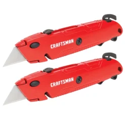 Craftsman Retractable Utility Knives - 5-in - Red - 2-Pack -ToolPro Sales Store 00276644b L