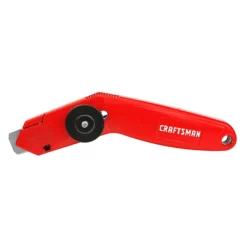 Craftsman Retractable Carpet Knife - 3 Blades - 4.5-in - Red 5 Craftsman Retractable Carpet Knife - 3 Blades - 4.5-in - Red -ToolPro Sales Store 00276645 L