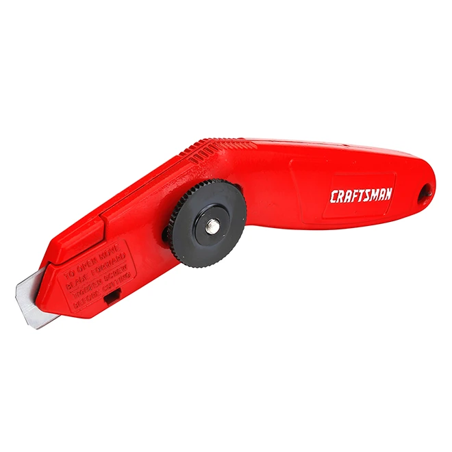 Craftsman Retractable Carpet Knife - 3 Blades - 4.5-in - Red 1 Craftsman Retractable Carpet Knife - 3 Blades - 4.5-in - Red