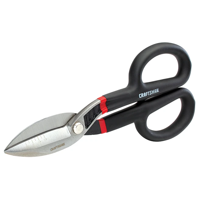 Craftsman All Purpose Tin Snips - 10-in - Red 1 Craftsman All Purpose Tin Snips - 10-in - Red