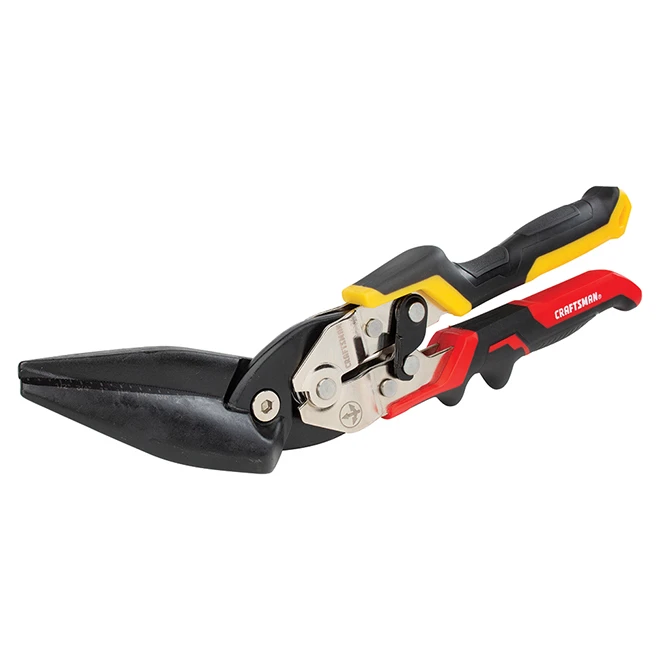 Craftsman Aviation Snips - 11-in - Offset Long Cut - Red And Yellow 3 Craftsman Aviation Snips - 11-in - Offset Long Cut - Red And Yellow - Image 3