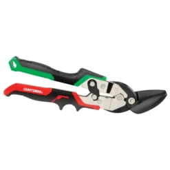 Craftsman Aviation Snips - 10-in - Offset Right Cut - Red And Green
