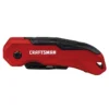 Craftsman Folding Utility Knife - Fixed - 4.38-in - Red And Black