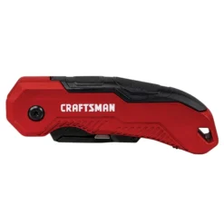Craftsman Folding Utility Knife - Fixed - 4.38-in - Red And Black