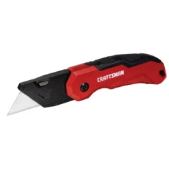 Craftsman Folding Utility Knife - Fixed - 4.38-in - Red And Black -ToolPro Sales Store 00276825c L