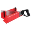 Craftsman Mitre Box With Saw - 12" - Red And Black
