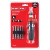 Craftsman Precision Screwdriver - Multi-Bits - 12-in-1 - Black And Red