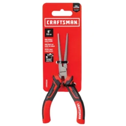 Craftsman Long-Nose Pliers - 5in - Mini - Steel - Red And Black