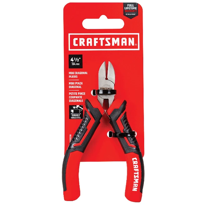 Craftsman Mini Diagonal Pliers - Bimaterial - 4.5'' 2 Craftsman Mini Diagonal Pliers - Bimaterial - 4.5'' - Image 2
