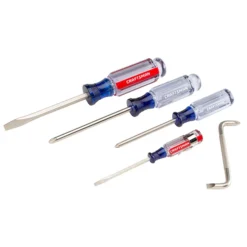 Craftsman 5-Piece Screwdriver Set - Steel/Acetate