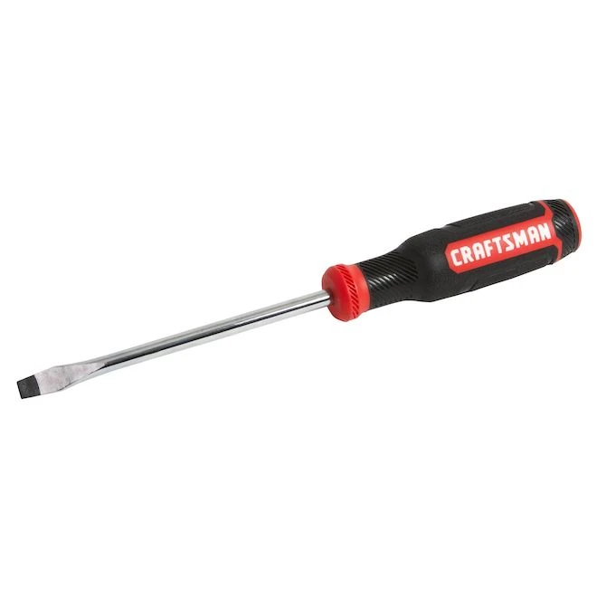 Craftsman Slotted Screwdriver - Bi-Material - 5/16" X 6" - Red And Black 3 Craftsman Slotted Screwdriver - Bi-Material - 5/16" X 6" - Red And Black - Image 3