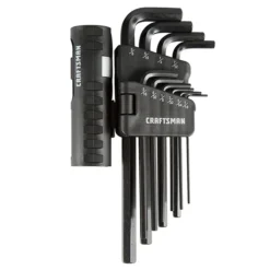 Craftsman Hexagonal Key Set - SAE - Steel And Oxide - Black - 10/Pack