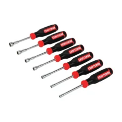 Craftsman Nut Driver Set - 1/4'' - Black/Red - 7 Pieces -ToolPro Sales Store 00277035b L