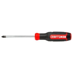 Craftsman Crosstip Screwdriver - Bi-Material - #2 X 4" - Red And Black