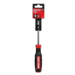 Craftsman Slotted Screwdriver - Bi-Material - 1/4" X 4" - Red And Black -ToolPro Sales Store 00277054c L