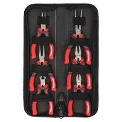 Craftsman Pliers Set - Mini - Steel - Red And Black - 6/Pk