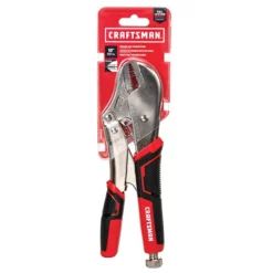 Craftsman Locking Pliers - Straight Jaw - 10'' X 10R - Red/Black 5 Craftsman Locking Pliers - Straight Jaw - 10'' X 10R - Red/Black -ToolPro Sales Store 00277095c L