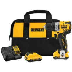 DeWalt Xtreme 12-Volt Max 3/8-in Cordless Drill Kit - 1500 RPM - Brushless Motor - Dual Speed Mode -ToolPro Sales Store 00277198b L