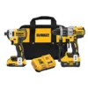 DeWalt Power Detect XR 20-Volt 2-Power Tool Combo Kit With Batteries And Charger - Brushless - Cordless - Variable Speed