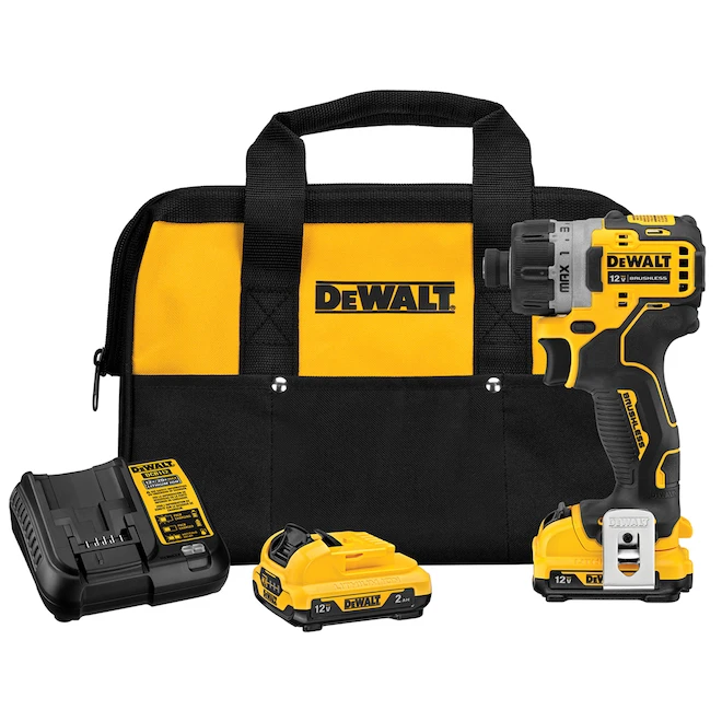 Dewalt 12-V 1/4-in Cordless Driver - Includes Carrying Bag, Batteries And Charger 2 Dewalt 12-V 1/4-in Cordless Driver - Includes Carrying Bag, Batteries And Charger - Image 2