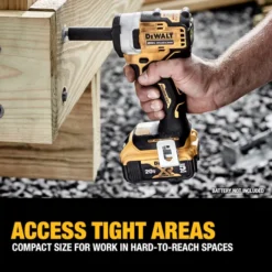 DeWALT 20V MAX 3/8 In Cordless Impact Wrench With Hog Ring Anvil (Tool Only)
