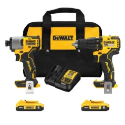 DeWALT 20V MAX Hammer Drill/Impact Driver 2-Tool Kit With 2 Batteries And Charger