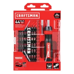 Craftsman 44-piece Ratcheting Screwdriver Set With Case 5 Craftsman 44-piece Ratcheting Screwdriver Set With Case -ToolPro Sales Store 00277828c L