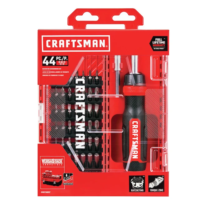 Craftsman 44-piece Ratcheting Screwdriver Set With Case 3 Craftsman 44-piece Ratcheting Screwdriver Set With Case - Image 3