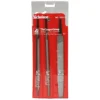 Crescent Nicholson General Purpose Files - With Plastic Pouch - 6-in L - Set Of 3