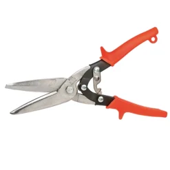 Wiss All Purpose Aviation Snips - Straight Cut - 10 1/2-in - Orange