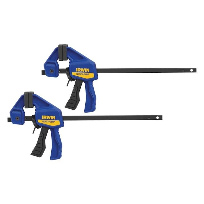IRWIN QUICK-GRIP 2 -Pack 4-1/2-in QUICK-GRIP Bar Clamp 3 IRWIN QUICK-GRIP 2 -Pack 4-1/2-in QUICK-GRIP Bar Clamp - Image 3