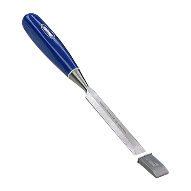 Record Professional Wood Chisel - Beveled Steel Blade - Plastic Handle - 4 1/2-in L X 1-in W 1 Record Professional Wood Chisel - Beveled Steel Blade - Plastic Handle - 4 1/2-in L X 1-in W