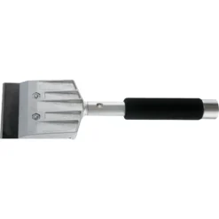 Richard Heavy Duty Floor Scraper - Silver And Black - 4-in W High Carbon Steel Blade - 12-in L Foam Handle