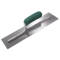 Richard Cement Finishing Trowel - Carbon Steel - 4-in W X 16-in L - Rubberized Handle