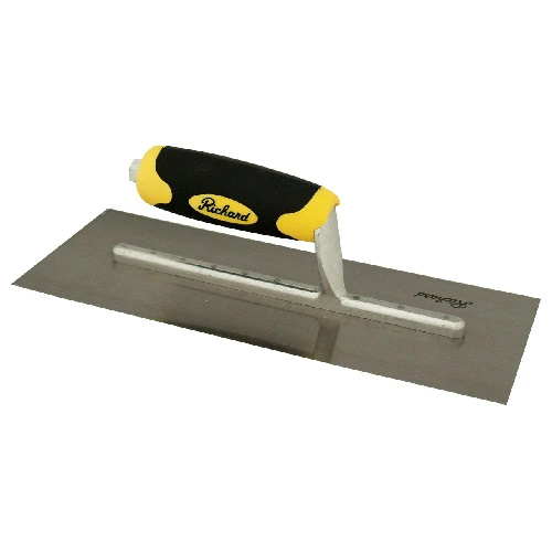 Richard Drywall Finishing Trowel - Carbon Steel - 4-1/2-in W X 11-1/2-in L - Ergo-Grip Handle 1 Richard Drywall Finishing Trowel - Carbon Steel - 4-1/2-in W X 11-1/2-in L - Ergo-Grip Handle